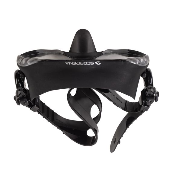 Маска Scorpena Tahiti черно-серая