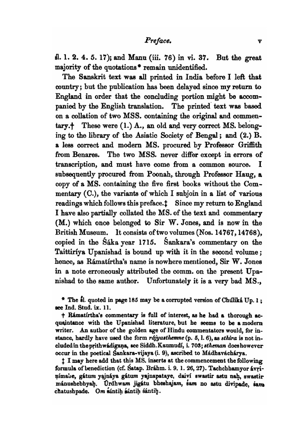 The Maitri Or Maitráyaníya Upanishad. With the Commentary of Rámatírtha | Edward Byles Cowell
