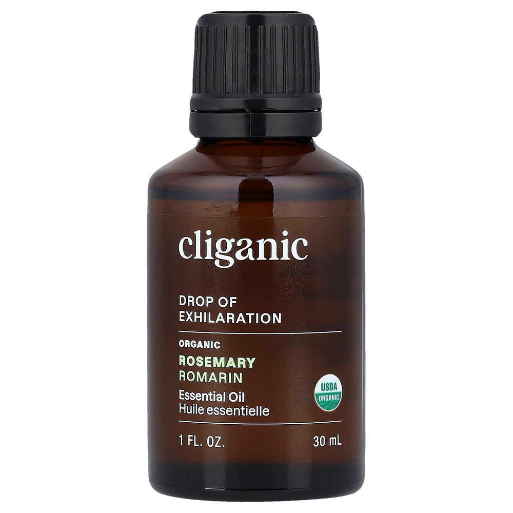 Cliganic, Органическое эфирное масло розмарина, 30 мл (1 жидк. Унция)