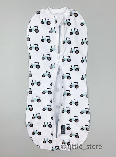 Пеленальный кокон Тракторы