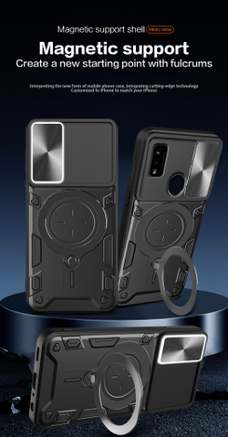 Чехол с кольцом Big Ring Case для ZTE Blade A51