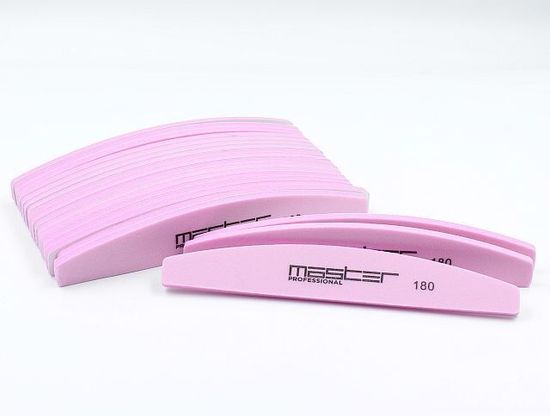 Пилка-шлифовка MASTER Professional полукруглая сменные файлы 20шт 180гр