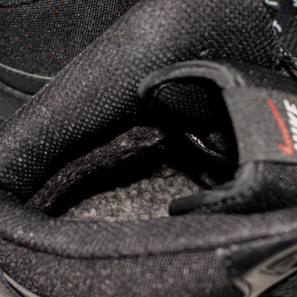 кроссовки Nike Air Force 1 Mid Black / White Swoosh Winter