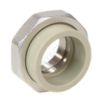 Муфта PP-R комбинированная разъемная серая Дн 25х1" ВР VALFEX 10155225Г