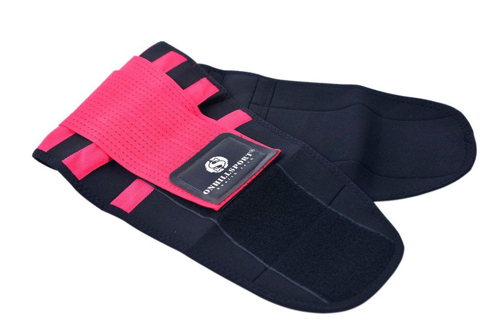 Бандаж для спины, малиновый, XS (50-60 см)