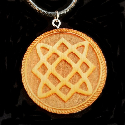 Славянский женский оберег Звезда Лады Богородицы.