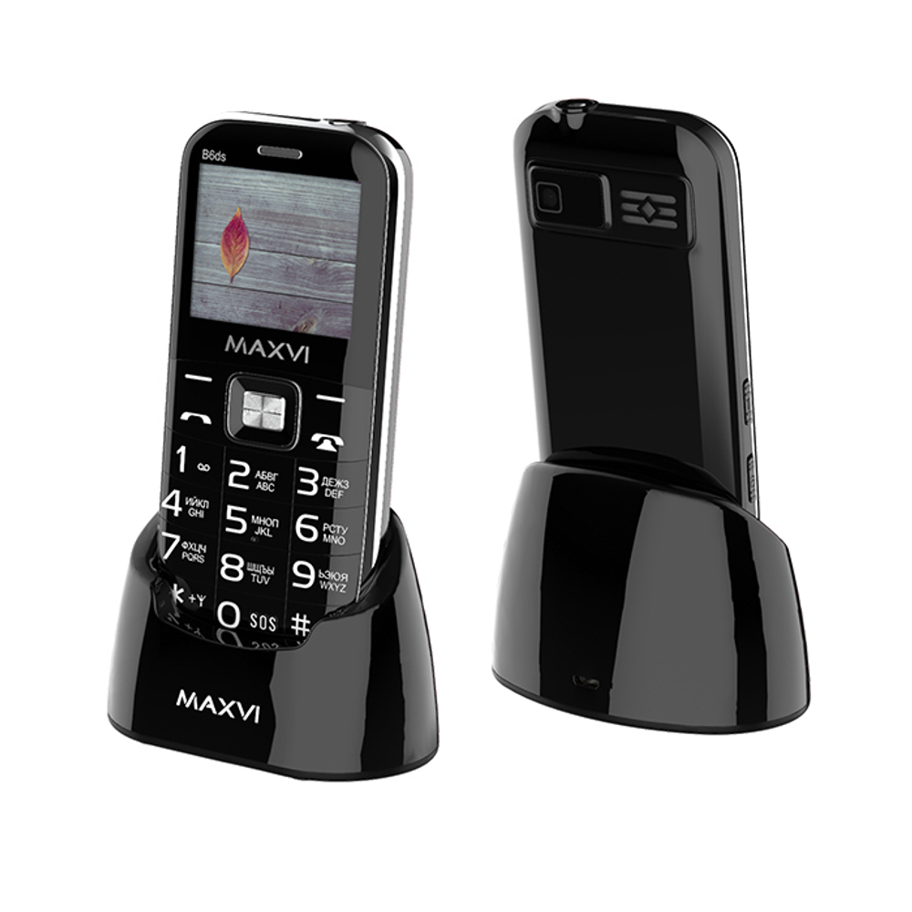 Сотовый телефон Maxvi B6ds Black