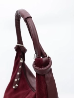 сумка большая через плечо шоппер натуральная замша