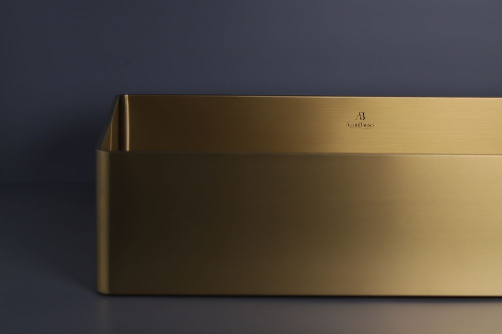 Раковина AltroBagno Solido 001021 OrSp из нержавеющей стали