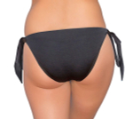 Плавки-бикини с широкими завязками (Размер: S) (Цвет: черный)