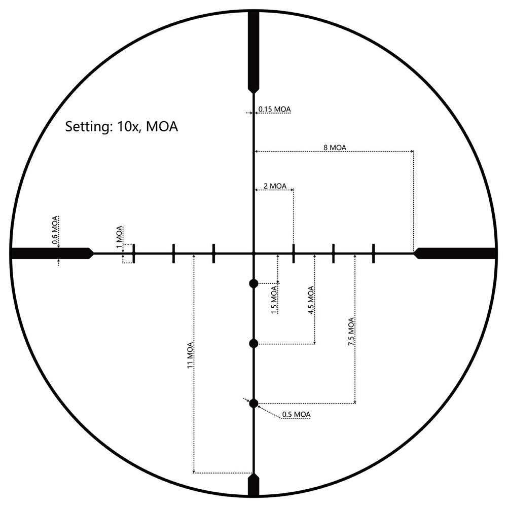 Прицел Vector Optics HUGO 3-12х44, сетка 22LR Rimfire SFP (SCOM-30)