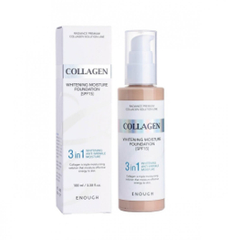 Тональный крем Enough Collagen Whitening moisture fondation 21тон