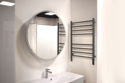 Полотенцесушитель Terminus Аврора П8 500х800 электро КС ГРАФИТ ( new встроен диммер)