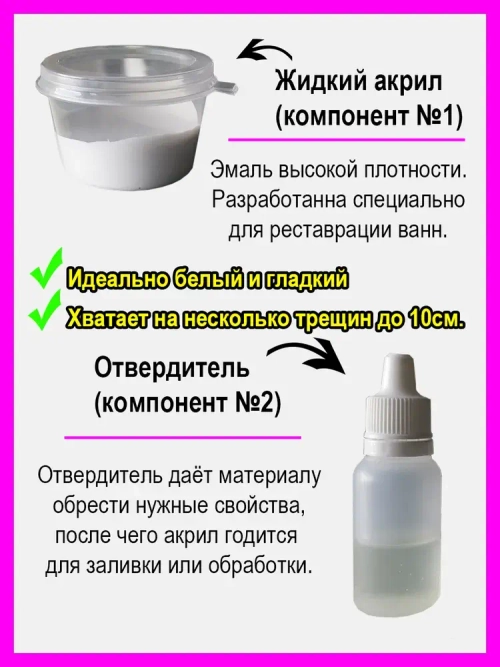 Ремкомплект для реставрации сколов и трещин