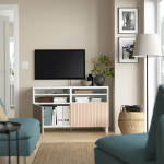 Тумба под ТВ - IKEA BESTÅ/BESTA, 120x42x74 см, белый, Бесто ИКЕА