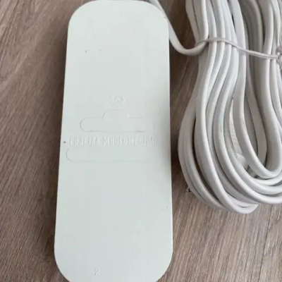 Электрический удлинитель тройник Obihod обиход ШВВП, 7м, белый, 6A