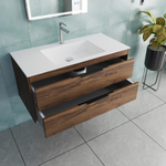 База под раковину Chiara 2D 1000 подвесная, 2 выкатных ящика soft-close, С.Oak