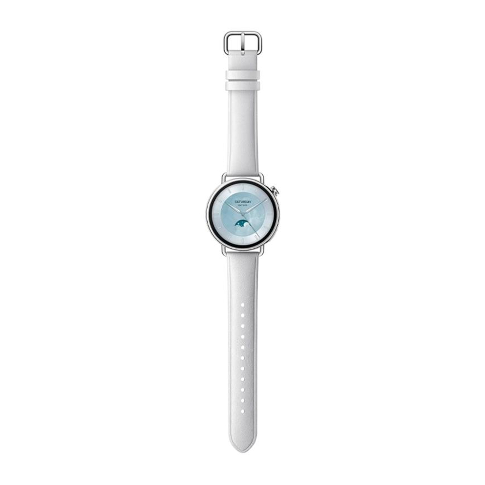 Умные часы Xiaomi Watch S4 41 мм, кожаный ремешок (версия Global) Корпус из нержавеющей стали, кожаный ремешок с классической застёжкой — на запястье обхватом 120–190 мм