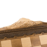 Шахматы + Нарды резные "Арарат" 50, Ohanyan ho31106