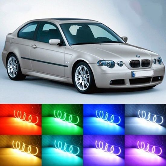 Ангельские глазки RGB LED БМВ E36, E38, E39