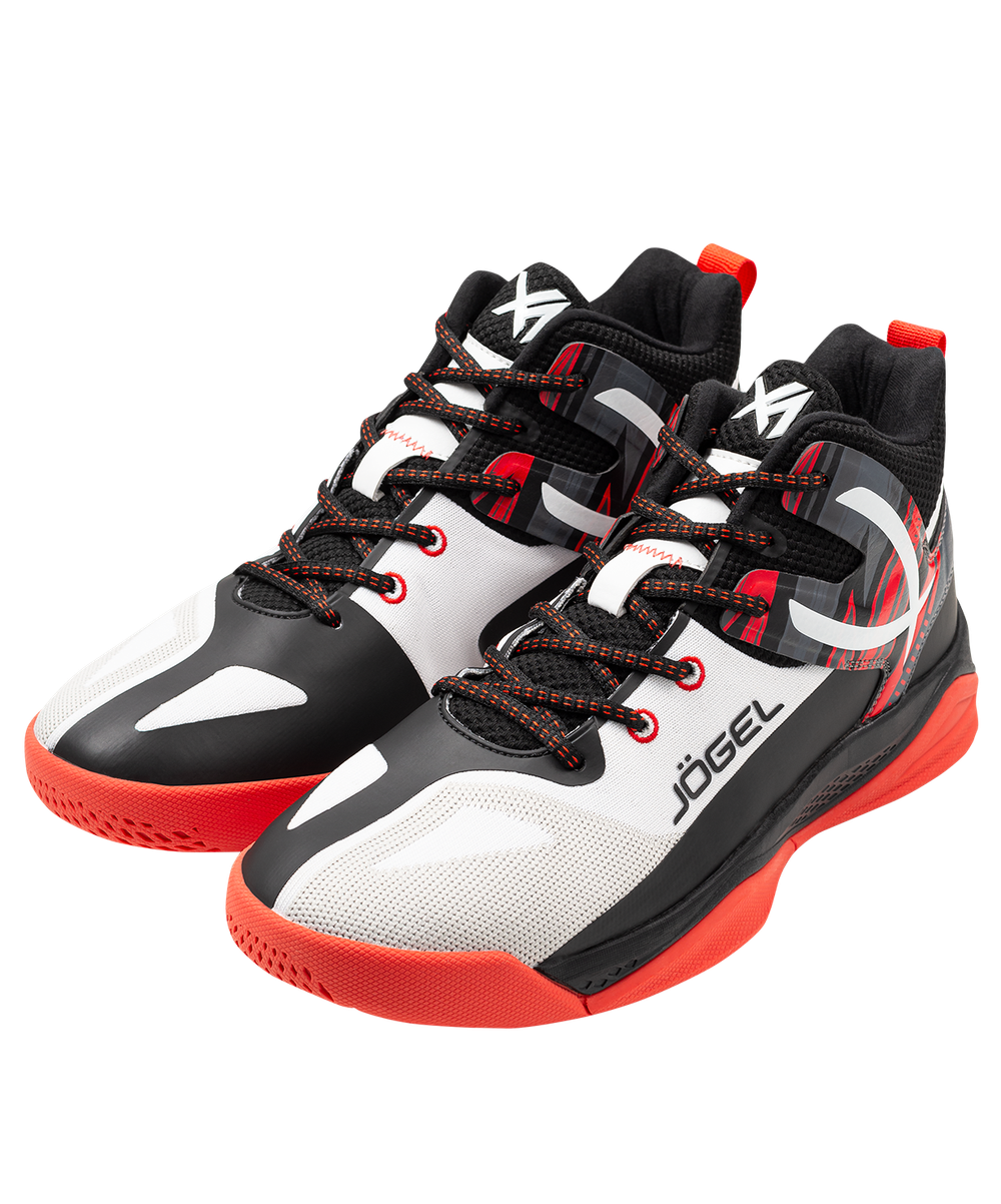 БЕЗ УПАКОВКИ Кроссовки баскетбольные X1, White/red