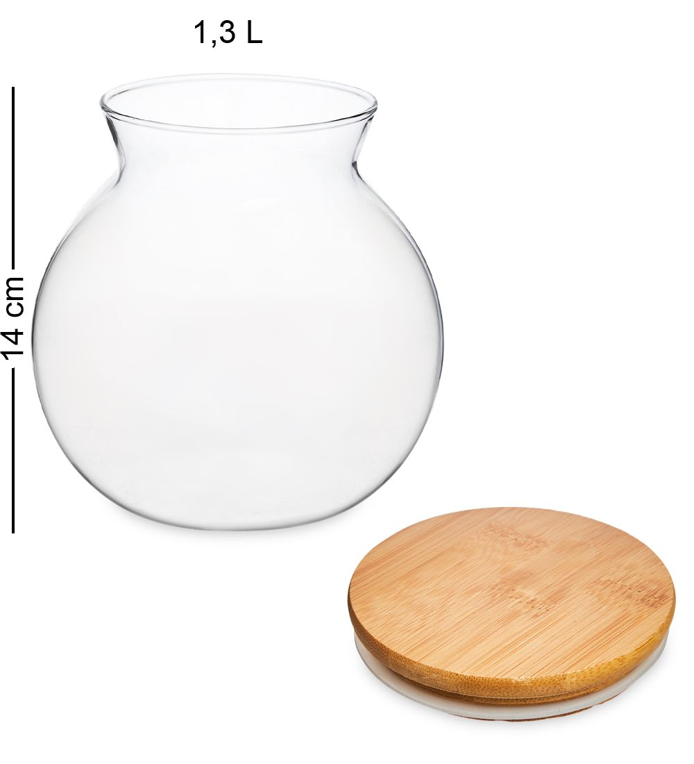 GS-124 Банка для сыпучих, 1,3л