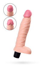 Реалистичный вибратор A-Toys, (17,5 см) (Цвет: телесный)