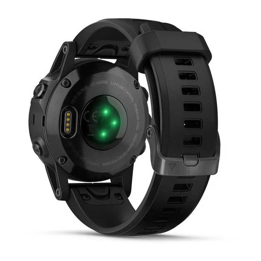 Смарт-часы Garmin Fenix 5s Plus Sapphire, черный, 010-01987-03