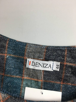 Платье DENIZA в клетку 44 размер, новое