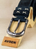 Ремень мужской натуральная кожа для брюк джинсов