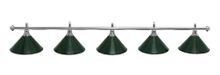 Светильник Fortuna Prestige Silver Green 5 плафонов
