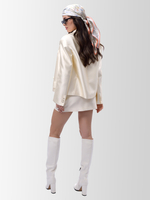 Платок «Полёт соколов» 100% шёлк