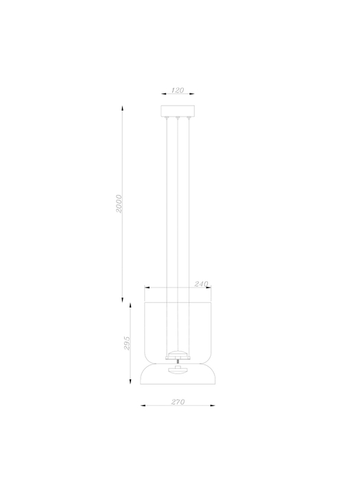 Подвесной светодиодный светильник Divinare OPAL 5247/33 SP-10