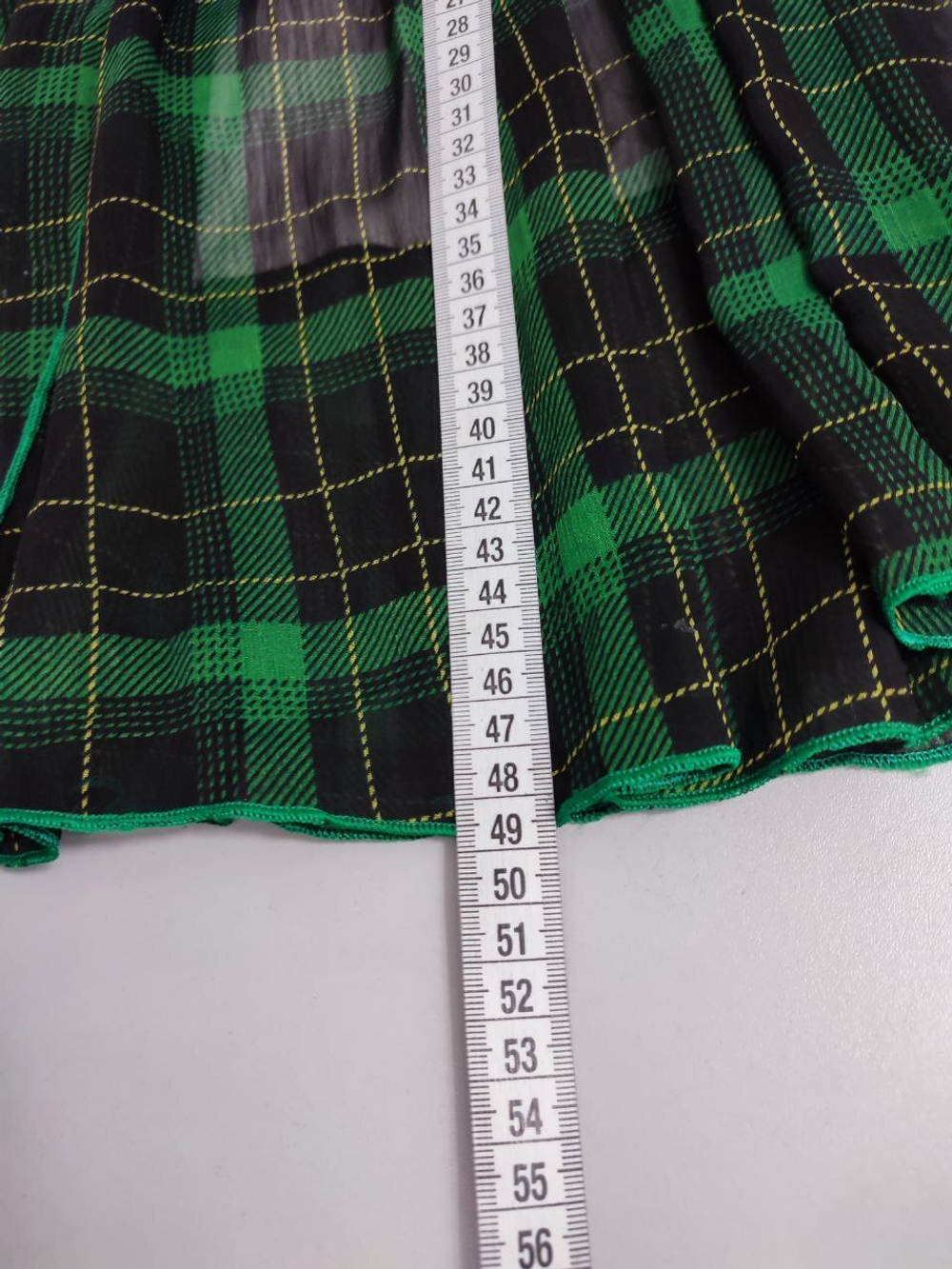 Юбка F&F черно-зеленая 48 размер