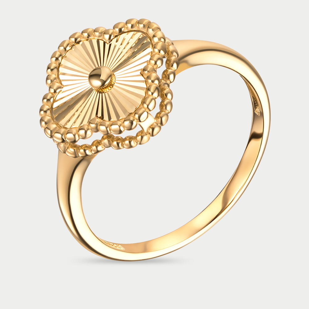 Женское кольцо из желтого золота 585 пробы без вставки (арт. 20-21-0000-10840)