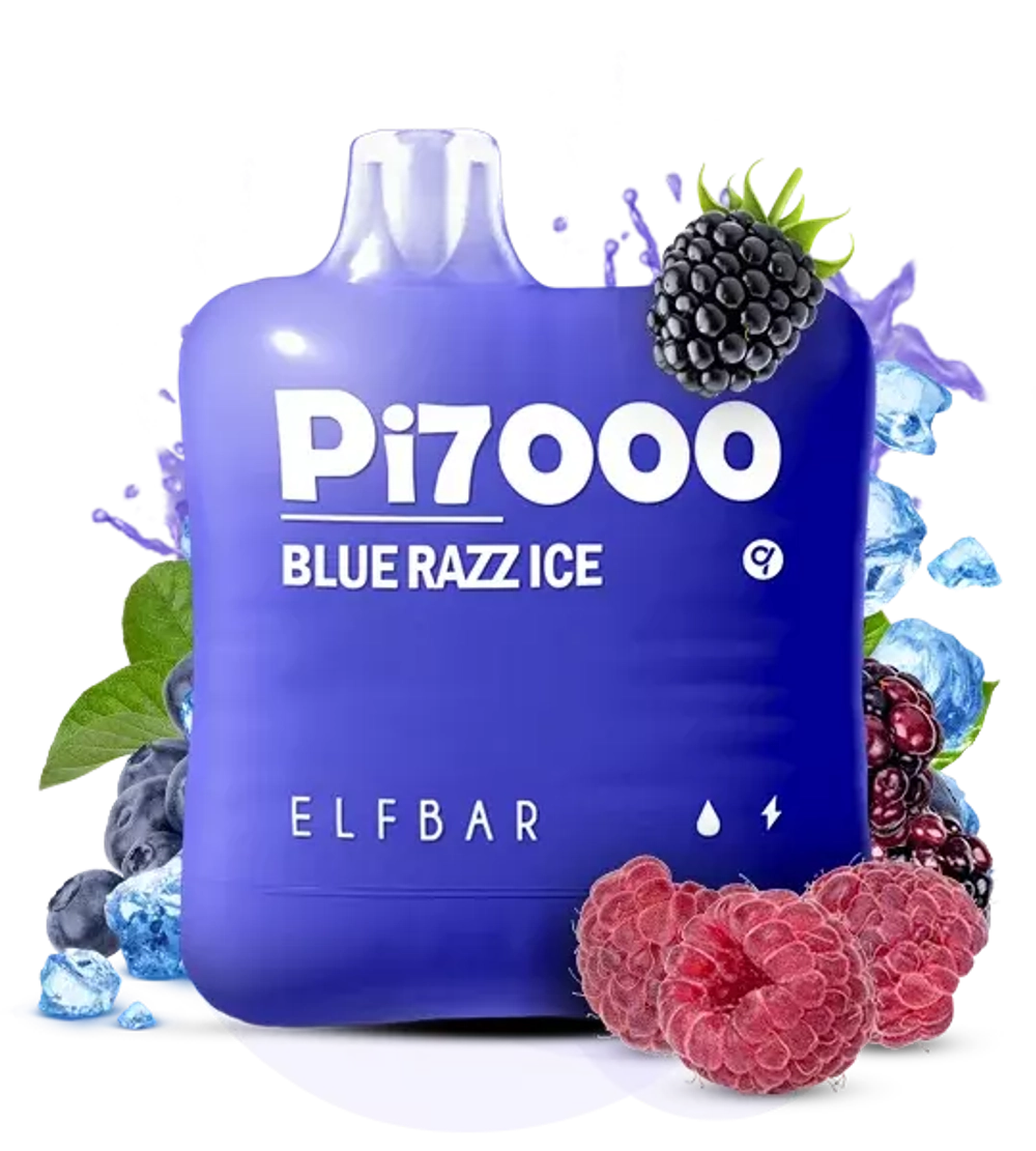 Elf Bar PI7000 - Blue Razz Ice (5% nic)