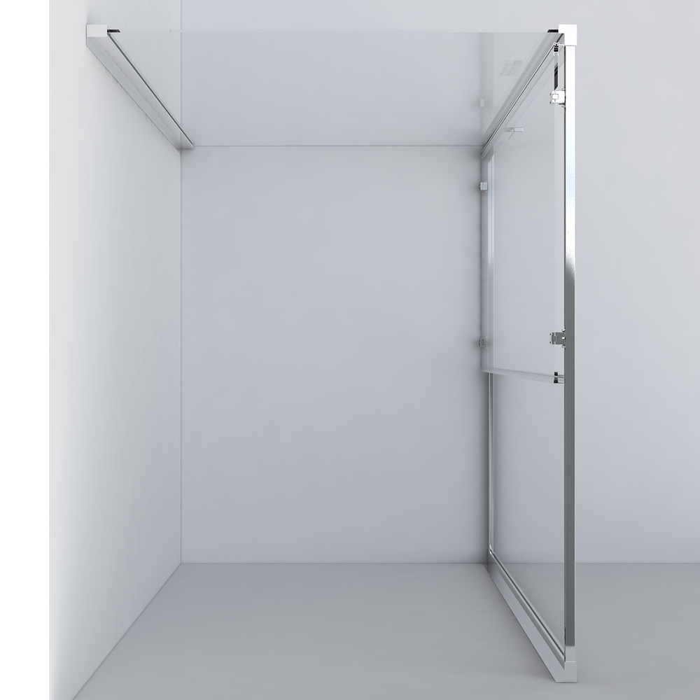 Душевой уголок Garda VSR-1G8012CLG, 1200*800, брашированное золото, стекло прозрачное