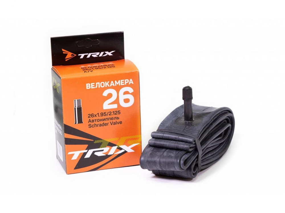 Камера 26x2,10/2,35 Бутил Schrader (AV), TRIX (TX26210235)