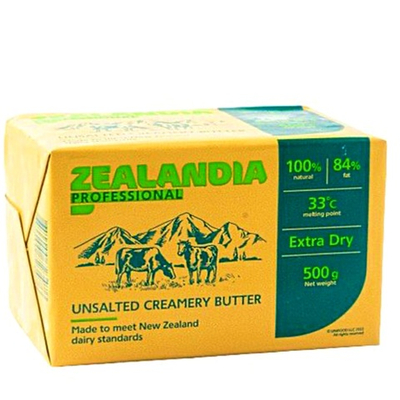 Масло сливочное 84% «ZEALANDIA» 500 гр