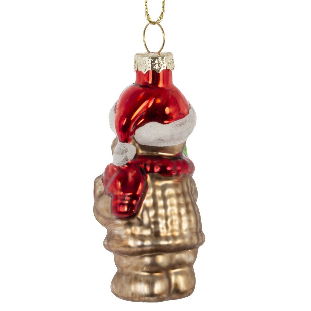 GAEM Украшение новогоднее "Мишка", L4 W3,5 H9 см