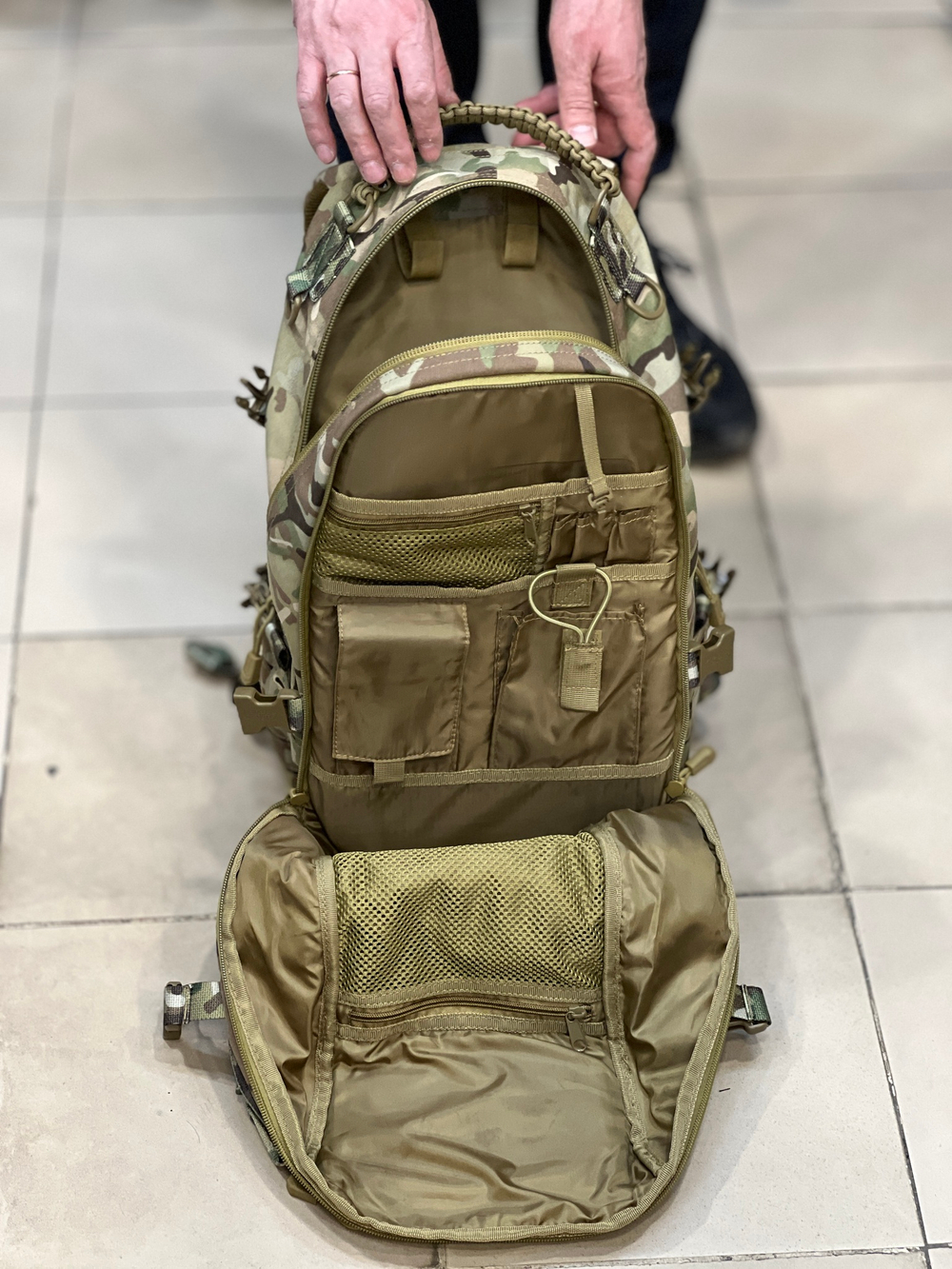 Рюкзак штурмовой Gongtex 25 л Мультикам Cordura