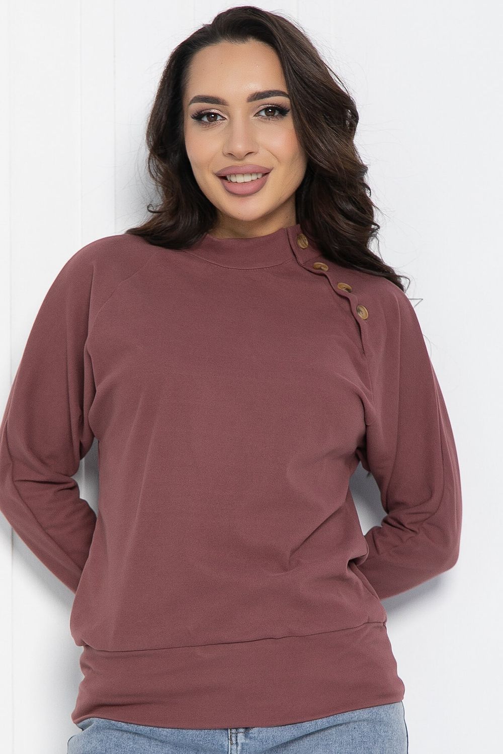 Джемпер Нежная история (ягодный) Б11946 LT Collection