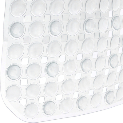 Коврик в ванну Селфи 68х36 ПВХ Сиена прозрачный