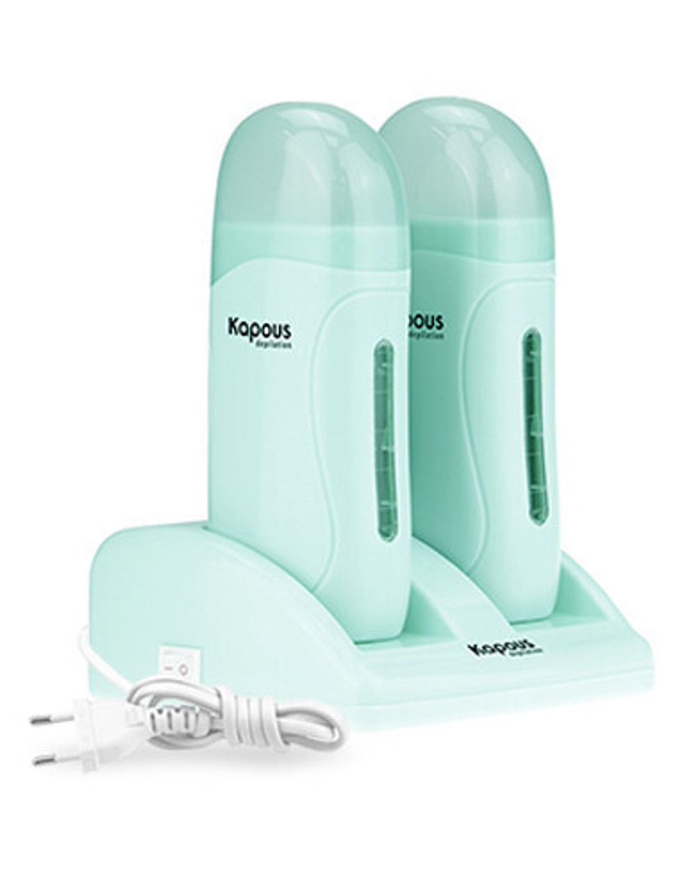 Воскоплав Kapous двойной с базой в картриджах 2*100 мл