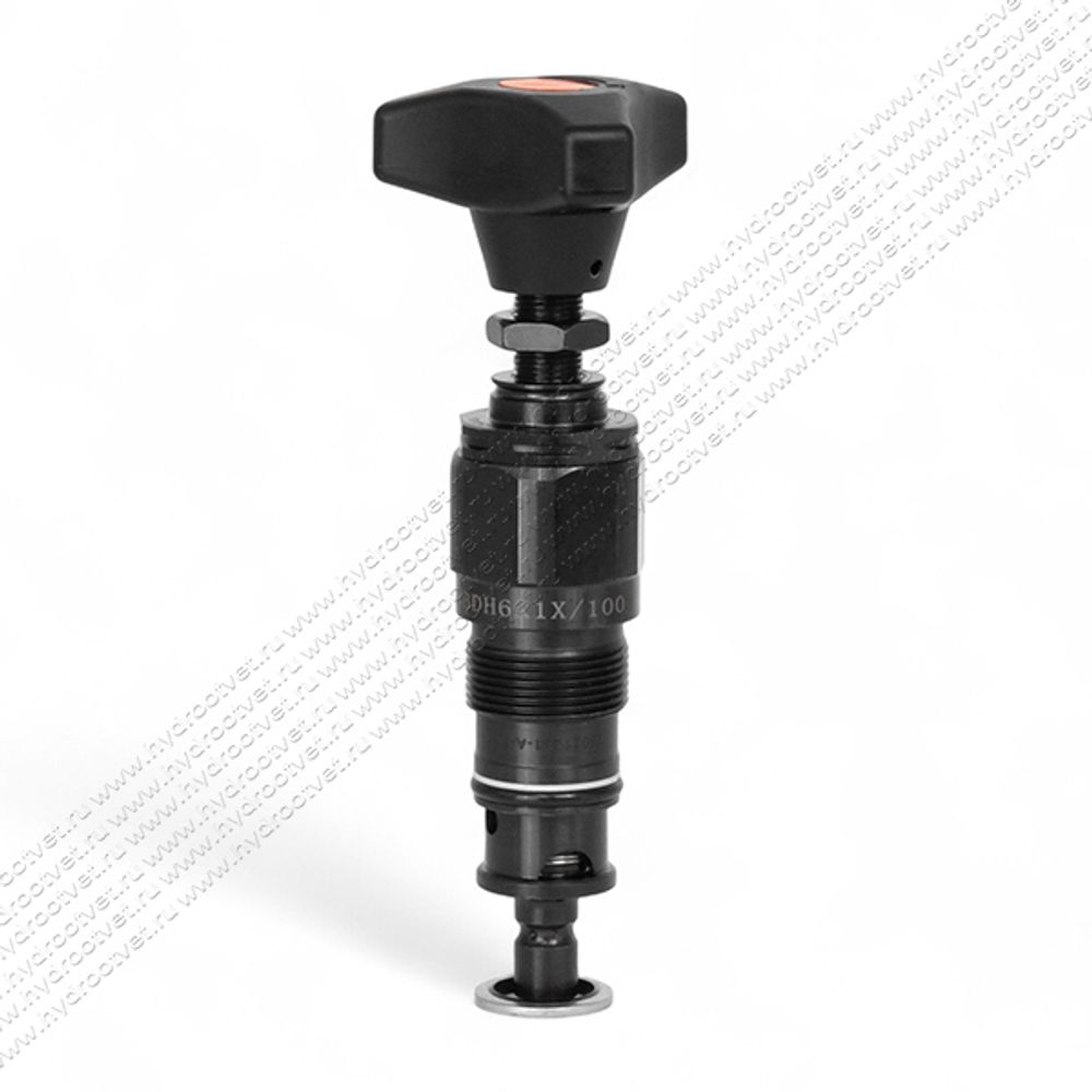 DBDH6K1X/100 - Предохранительный клапан прямого управления Ду6, давление регулировки до 100 бар, тип монтажа - встраиваемый, элемент регулировки H = рукоятка