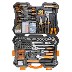 Набор инструмента 303пр. 1/4'',1/2''(6гр.)(4-32мм) ISMA ISMA-53034