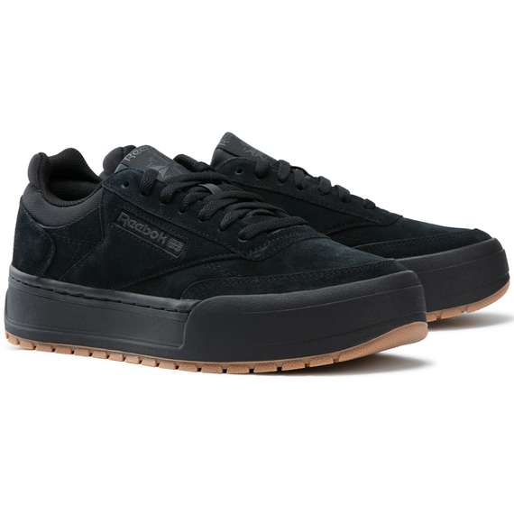 reebok CLUB C MEGACOURT Кроссовки для скейтбординга Низкие Черные Унисекс