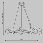 Подвесной светильник Maytoni MOD299PL-L80BC3K