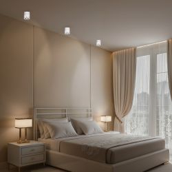 Светильник настенно-потолочный спот ЭРА OL49 WH GX53 IP20 белый | Накладные светильники