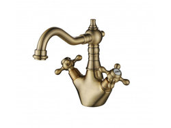 Смеситель для раковины Aksy Bagno Primavera-102-Bronze